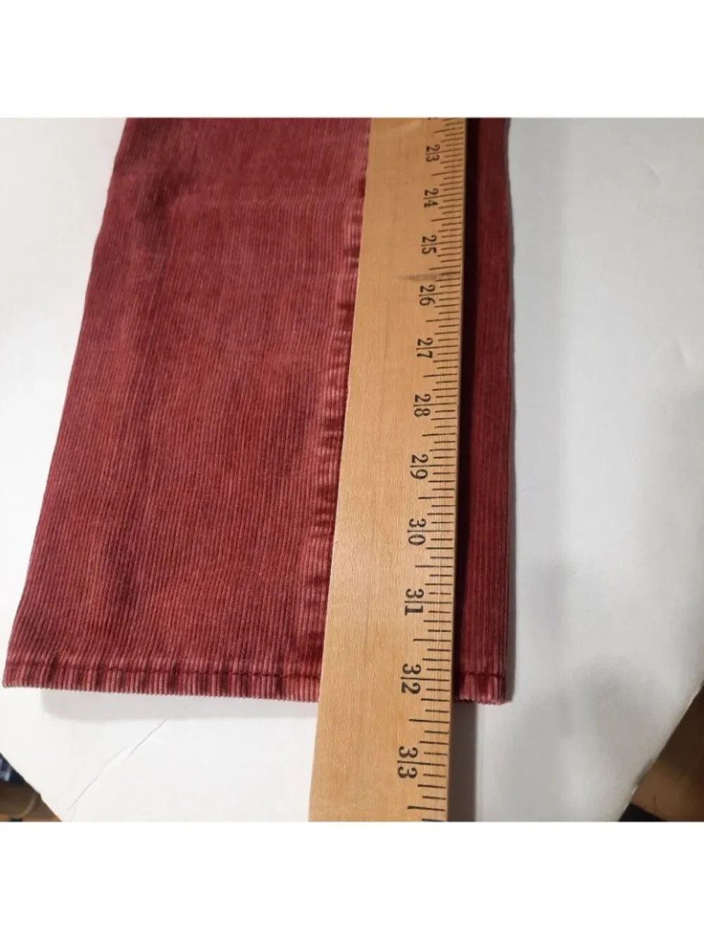 Levis Corduroy Pants Mens Size 34x32 511 Premium Red Chino Stretch Slim Fit